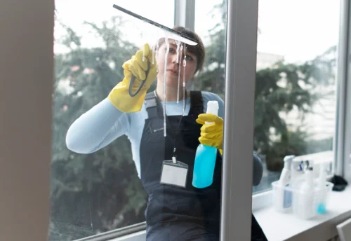Nettoyage de vitres intérieures et extérieures à Saint-Cassin